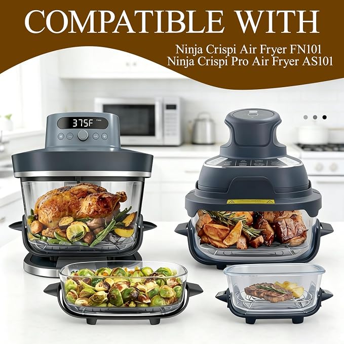 2PCS Air Fryer Crisper Rack, Compatible - Image 2