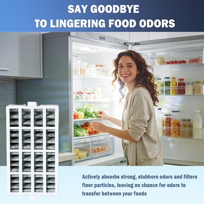 3 Pcs Refrigerator Air Filter Fit - Image 4