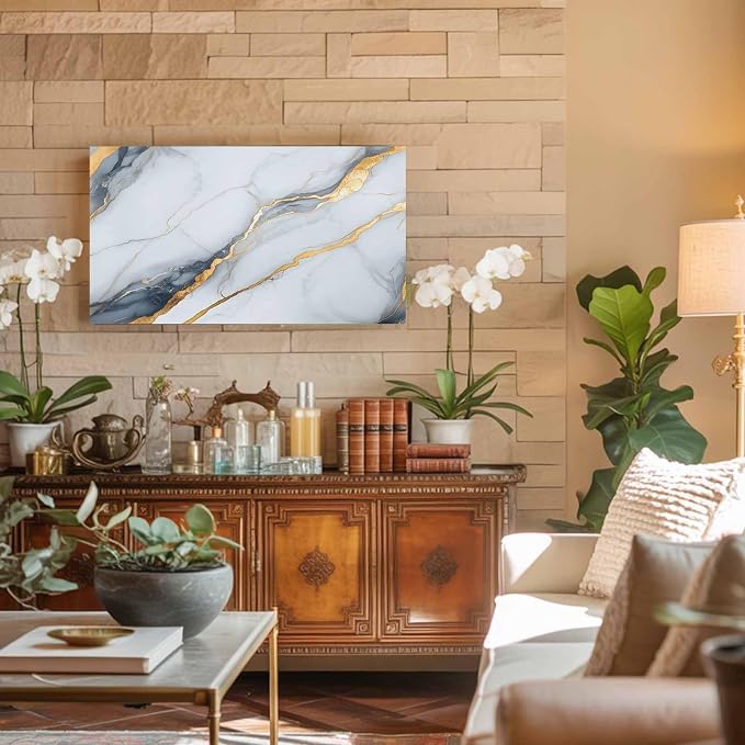 BEMIGO Elastic Indoor TV Cover 65" Dust Protector, Modern Ink Painting Art - Image 4