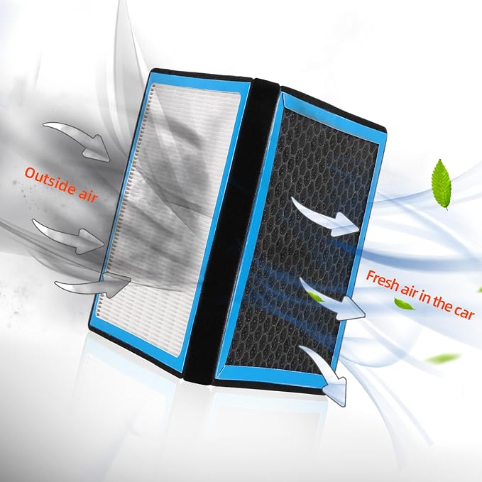 CF10374 Cabin Air Filter with Nutshell Activated Carbon Compatible with - Image 2