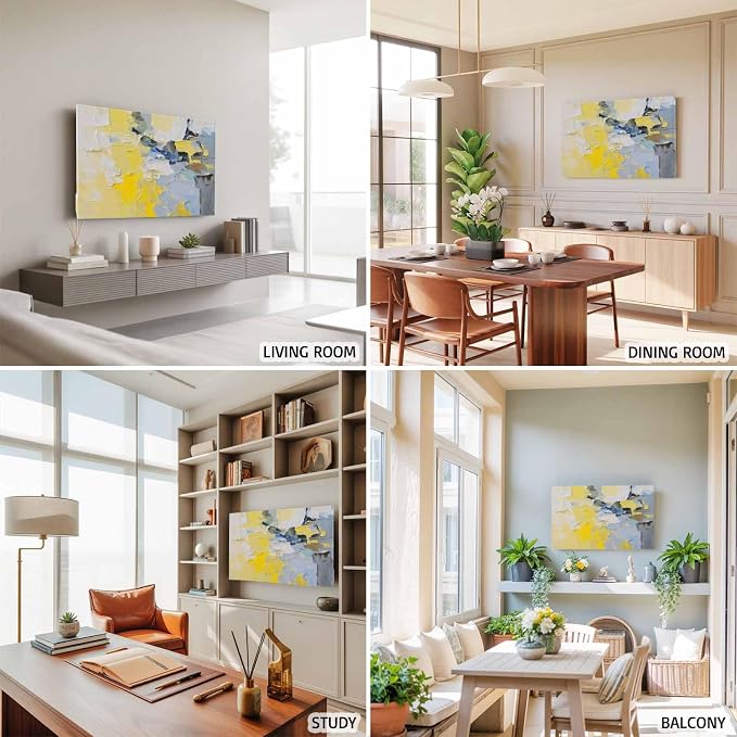 Abstract Watercolor Color Blocks Indoor TV Cover, Elastic TV Screen Protector - Image 5