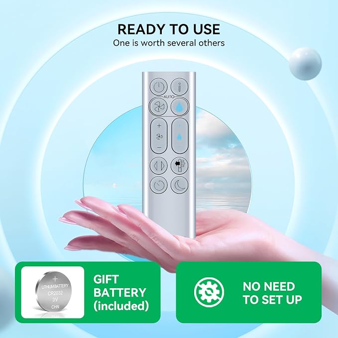 Replacement Remote Control for Dyson PH01 PH02 PH03 PH04 PH3A Compatible - Image 2