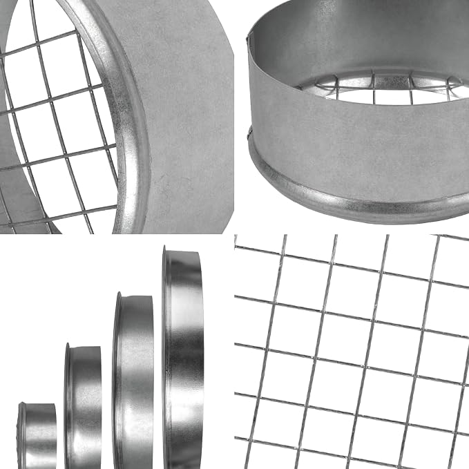 4 Inch Galvanized Steel Dryer Vent Cap - Image 10