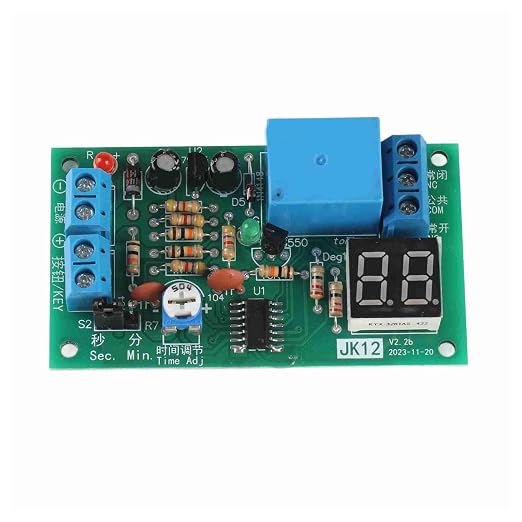 Hancaner Adjustable LED Display Timer Relay Countdown Module - Image 6