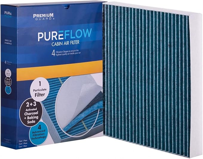 Pureflow Cabin Air Filter PC99155X | Fits 2022-17 Kia Sportage, 2023-20 Soul by PremiumGuard