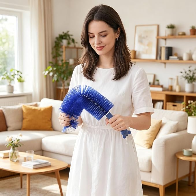 Bendable Microfiber Head, Bendable Microfiber Head Fan Cleaner Brush, Reusable - Image 4