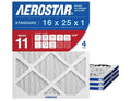 Aerostar 16x25x1 MERV 11 Air Filter, ACTUAL SIZE, Air Conditioning & Furnace by AirFiltersDelivered
