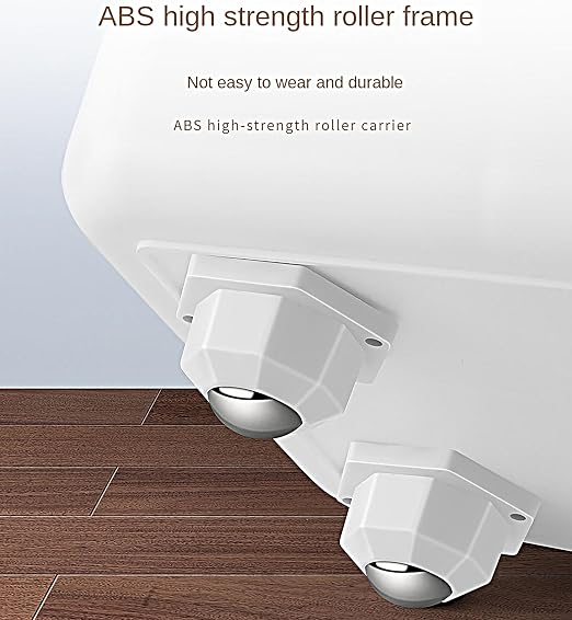 4 Pack Self Adhesive Caster Wheels, Swivel Wheels - Image 2