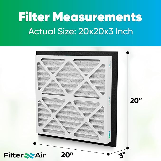 Filter X Air-20x20x3 MERV 13 Pleated Air filters - Image 2