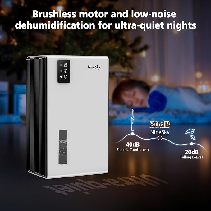 NineSky Dehumidifier, 1000 sq.ft Dehumidifiers - Image 6