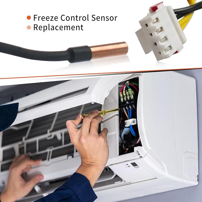 Air Conditioner Temperature Sensor Thermistor Probe Freeze Control Sensor - Image 4