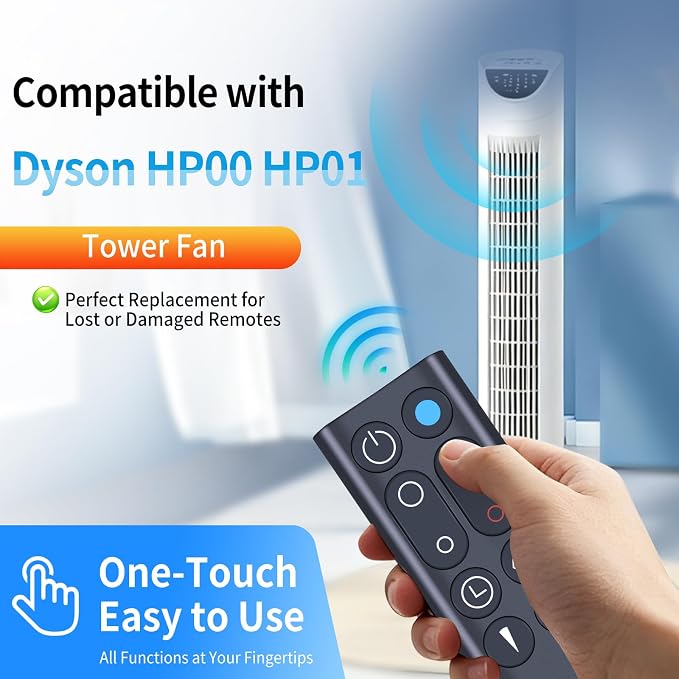 Replacement Remote Control for Dyson Pure Hot+Cool Air Purifier Heater Fan - Image 2