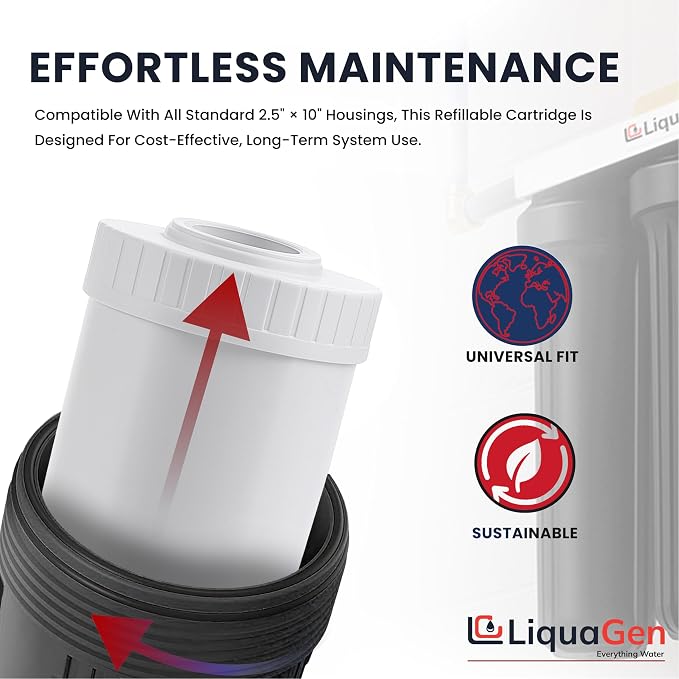 LiquaGen Activated Alumina & Coconut Carbon Water Filter Cartridge – Helps - Image 8