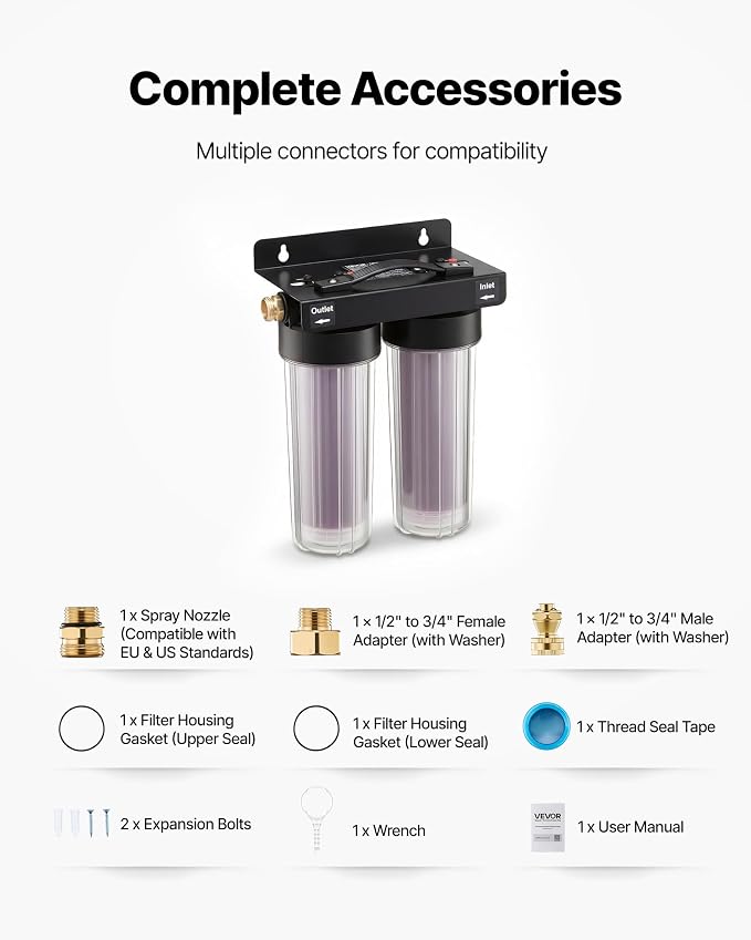 VEVOR Deionized Water System for Car Wash, Spotless Car Wash Water System - Image 7