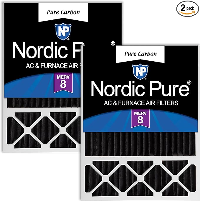 Nordic Pure 20x25x5 Honeywell/Lennox Replacement MERV 8 Air Filter 2 Pack | by NordicPure