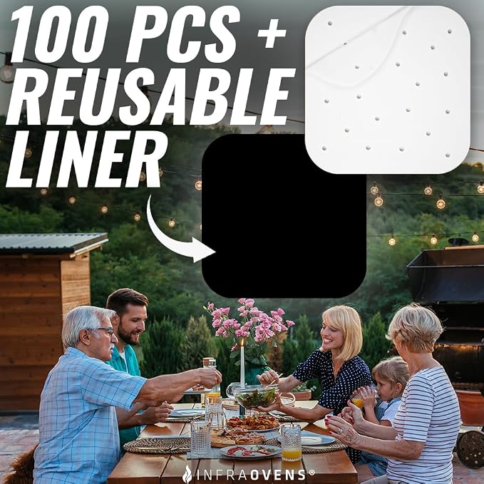 Air Fryer Paper Liners for Ninja Speedi SF301 Rapid Cooker & AirFryer 6 QT 12 - Image 5