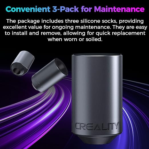 Creality Official K2 Plus Silicone Socks, Original K2 Hotend Silicone Cover - Image 8