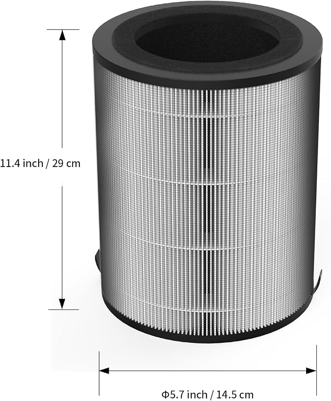 Air Purifier JF100 Replacement Filter, 3-in-1 True HEPA & Activated Carbon - Image 7