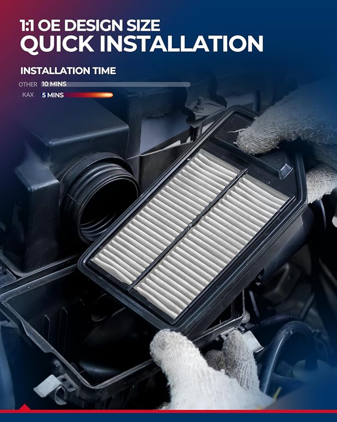 KAX Engine Air Filter, CA12065 Replacement - Image 7
