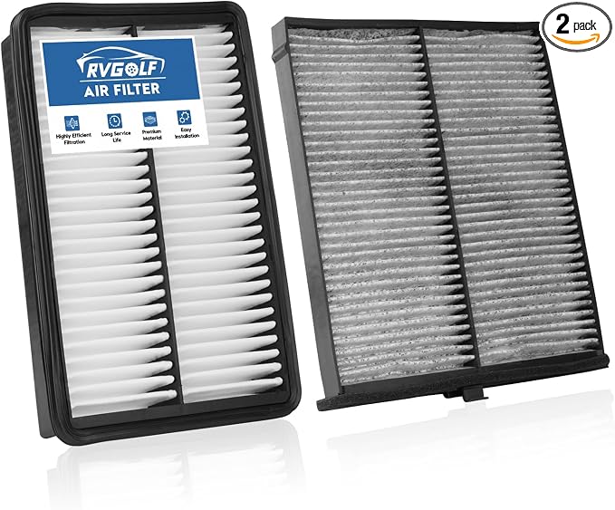 Engine+Cabin Air Filters Fit for 2014-2018 Mazda 3, 2013-2023 CX-5, 2014-2020 by RVgolf