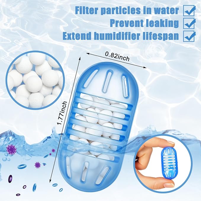 Hortsun 24 Pcs Replacement Filter Set 20 Top Fill Humidifier Replacement - Image 3