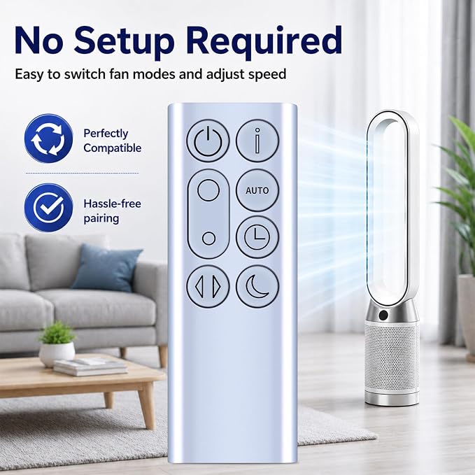 ZWP Replacement Remote Control for Dyson TP05 PH01 Pure Cool Air Purifier Tower - Image 5