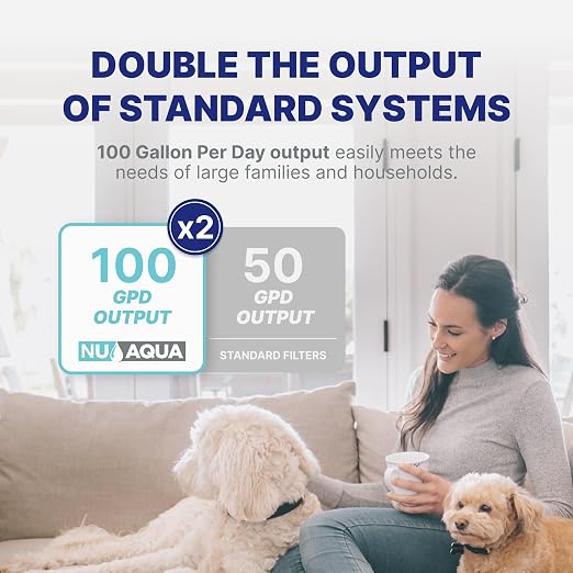 NU Aqua 6-Stage Alkaline Under Sink Reverse Osmosis Water Filter System - Image 5