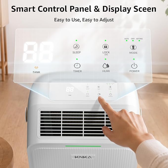 KNKA 2500 Sq.Ft Dehumidifier for Basement - Image 3
