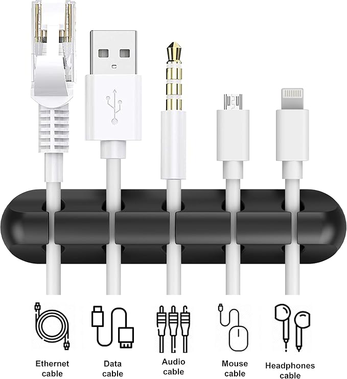 Cable Clips, INCHOR Cable Organizer Cord Holder - Image 3