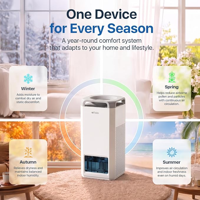 Afloia Humidifier for Bedroom & Large Room – Mist Free Evaporative Humidifier - Image 9