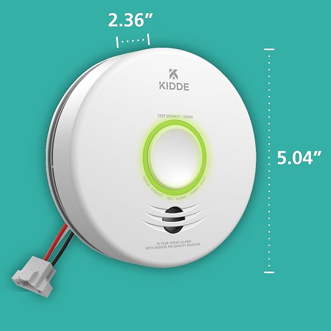 Kidde Smart Smoke Detector & Indoor Air, Quality Monitor, Alexa Compatible - Image 12