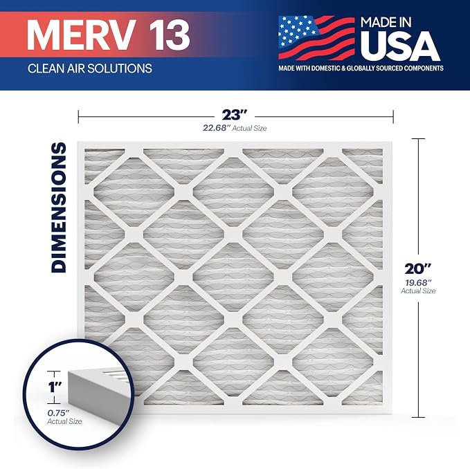 BNX TruFilter 20x23x1 Air Filter MERV 13 - Image 2