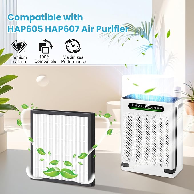 2 Pack HAP605 Replacement Filter Compatible - Image 2