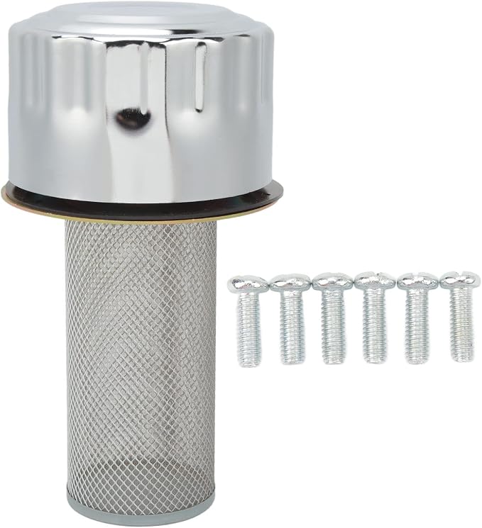 Hydraulic Air Filter Stainless Steel Detachable Screen Oil Tank Filler Vent by Unknown