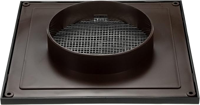 4 Inch Fit - Black Plastic Vent Cover - Exhaust Dryer Vent Cover - Built-in - Image 8