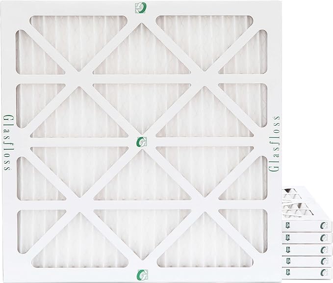 Glasfloss 21 1/2 x 23 5/16 x 1 Carrier Replacement MERV 10 Pleated Air Filters by Glasfloss