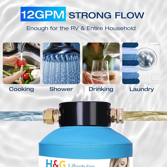 H&G lifestyles ‎RV Water Filter System, Garden Hose Water Filter - Image 3