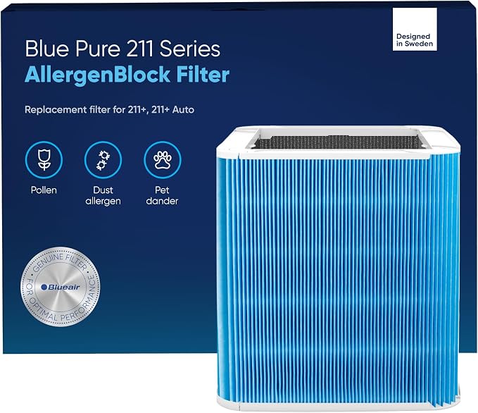 BLUEAIR Blue Pure 211+ Series AllergenBlock Filter, Genuine Replacement by Unknown