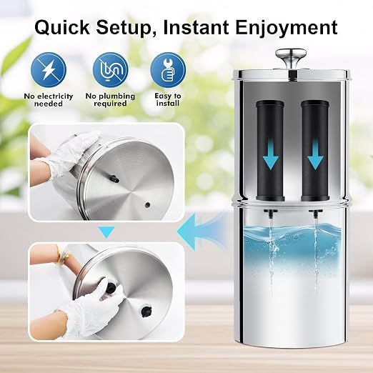 IceJoy Carbon Rods for Gravity Water Filtration System - Image 4