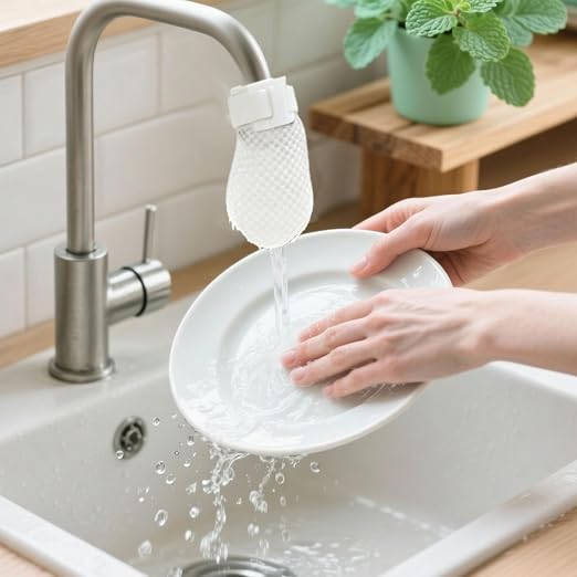 50 Pack High Density Faucet Filter, Fine Fiber Mesh Water Purifier - Image 8