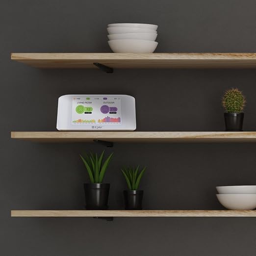 IQAir Air Quality Monitor Indoor, Swiss Design, Detects PM2.5, Temperature - Image 11