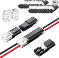 50PCS Quick Connect Wire Connectors, 2 Pin Low Voltage Plug-in Connectors by Unknown