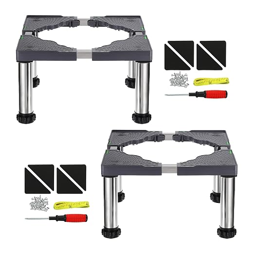 PATIKIL Mini Fridge Stand, 4 Strong Feet Laundry Stand Base Multi-Functional by PATIKIL