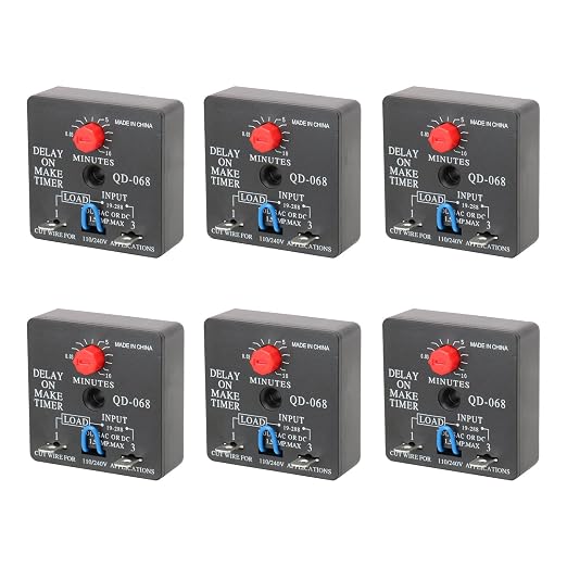 BAOMAIN Delay ON Make Timer QD-068 10 Minutes Adjustable 110/240 VAC time delay - Image 2