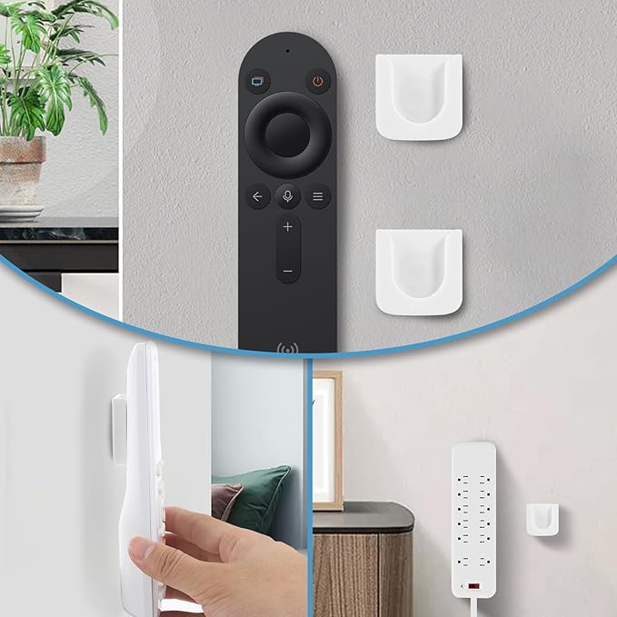 Remote Control Holder Wall Mount 5 Pack Magnetic Control Organizer Containers - Image 6