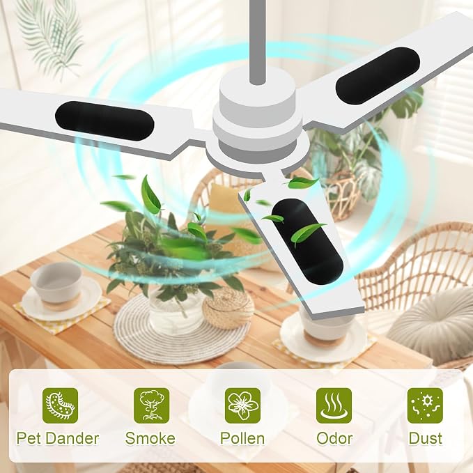 Tuanse 20 Pack Ceiling Fan Filters - Image 4