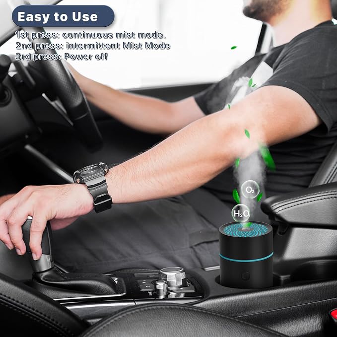 Car Fragrance diffusers, Air fresheners, USB-Powered Mini Ultrasonic Mist - Image 6