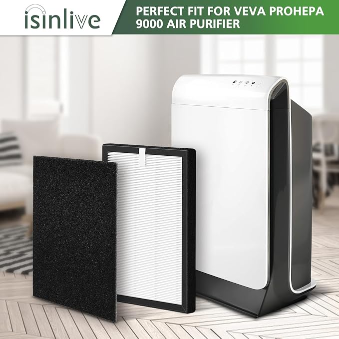 isinlive 4-Pack ProHEPA 9000 Replacement Filters, Compatible - Image 3