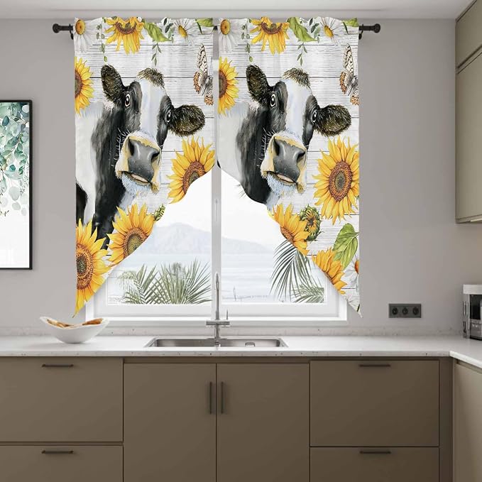 Retro Farmhouse Floral Swag Valances - Image 8