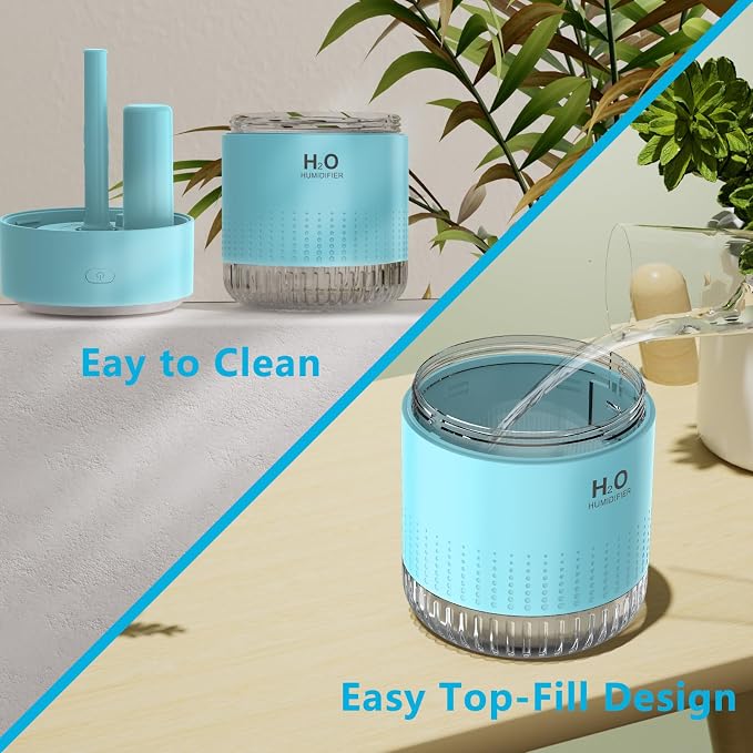 SZO Plant Humidifier Indoor, 500ml Blue - Image 8
